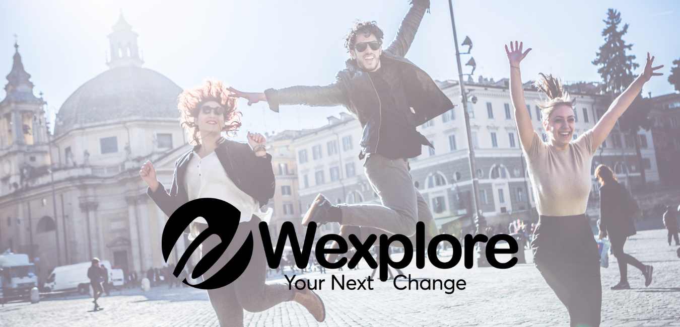 Wexplore logo and image of italy